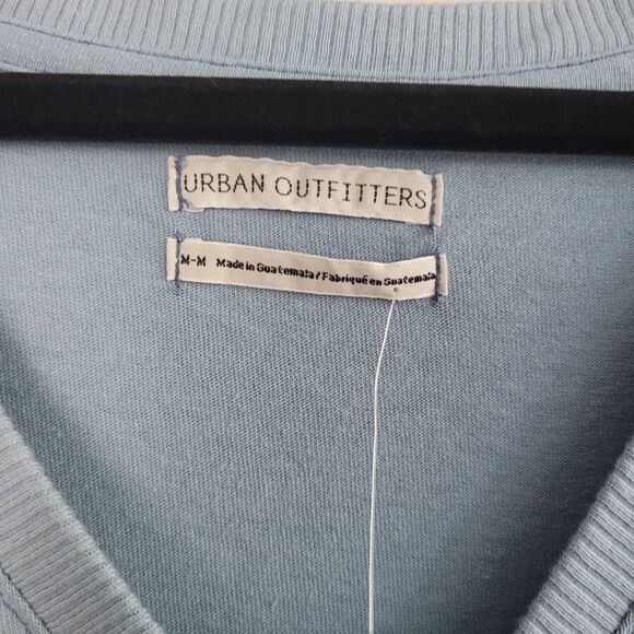 NWT Urban Outfitters medium blue babydoll top tunic dress with pockets boho - Picture 5 of 10